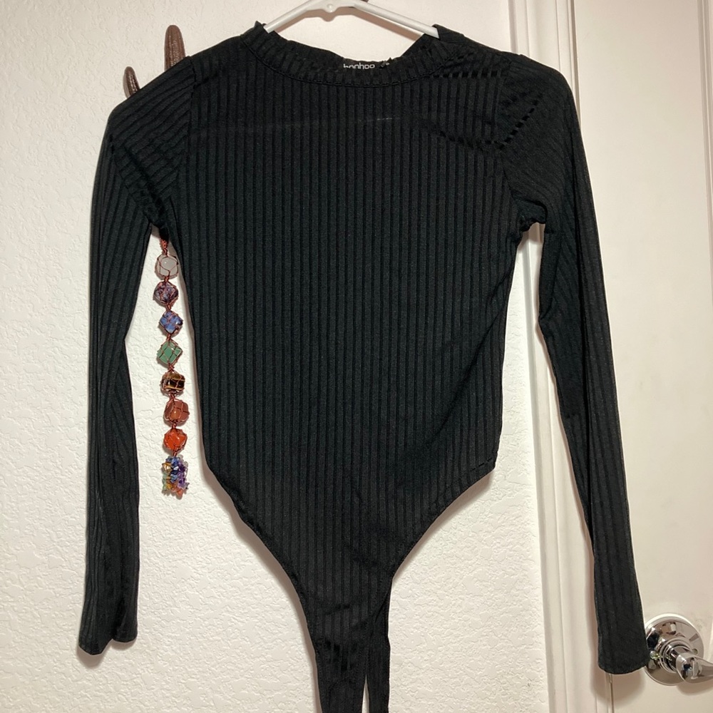 black bodysuit
